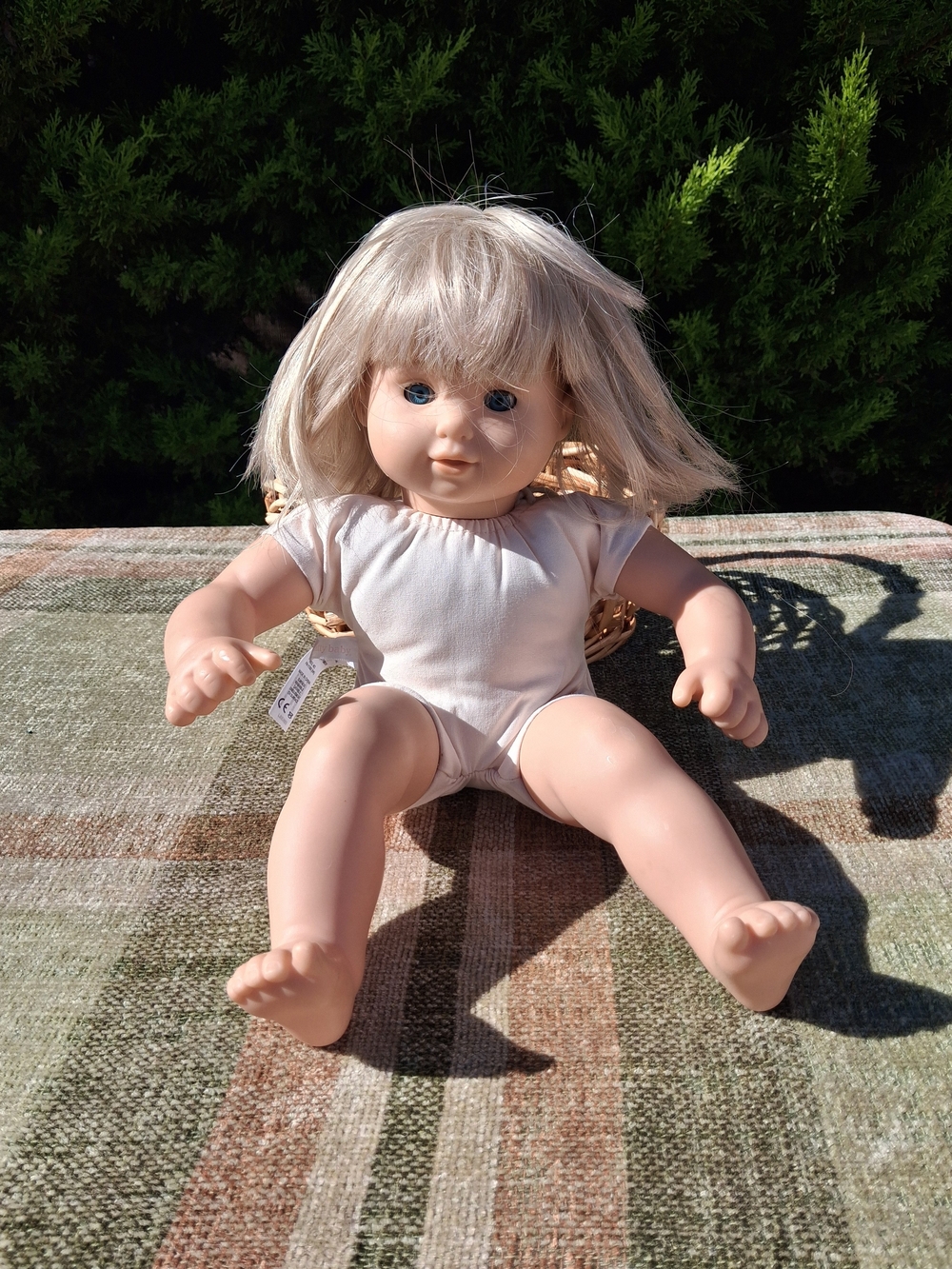 American Girl Bitty Baby Doll Blonde Hair Blue Eyes